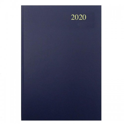 Diary A5 Day Page Diary Black 2020