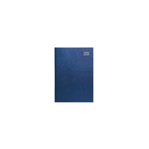 Diary A5 Day Page Diary Blue 2020