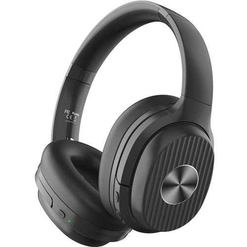 Eksa E5 Active Noise Cancelling Bluetooth Headphones - Black (In Stock)