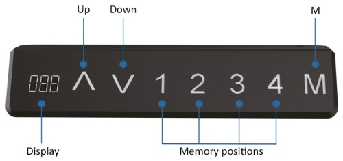 CUBO Electrical Sit Stand Desk - 1800 x 800 desks Oak Scallop top, Electrically Height Adj Black