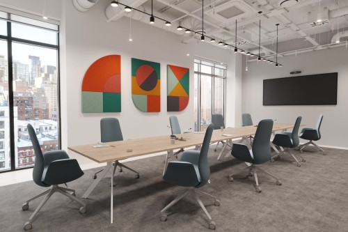 Fluffo ART wall panels - Fan 1 Plum