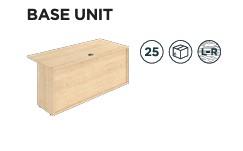 Hawk Modular Base Reception Unit 1600xx800x740 Halifax Oak