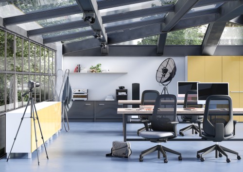 JOGA High Back Mesh Chair - Black