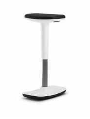 LEO Height Adjustable Stool – White