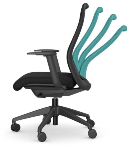 NV Black Vinyl Chair