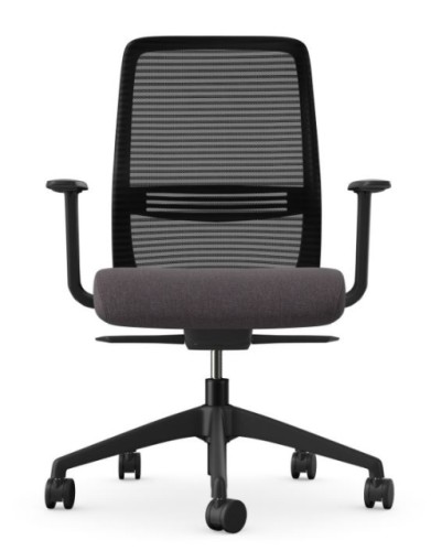 NV Black Vinyl Chair