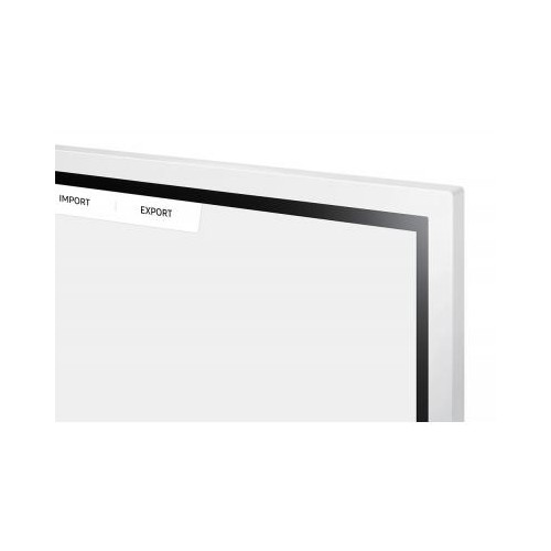 Samsung FLip 55", White, Interactive Display, Ultra HD, 300 cd/m2 - Portable, Wheel-Based Stand Sold Separately