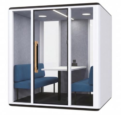 Zeno 4 Person Pod with Sofa and Table, assembly charge applies