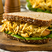 coronation chicken sandwich