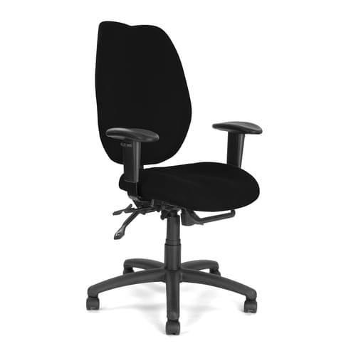 Ergonomic High Back 24 Hour Multi-Functional Synchronous Operator Chair with Multi-Adjustable Arms