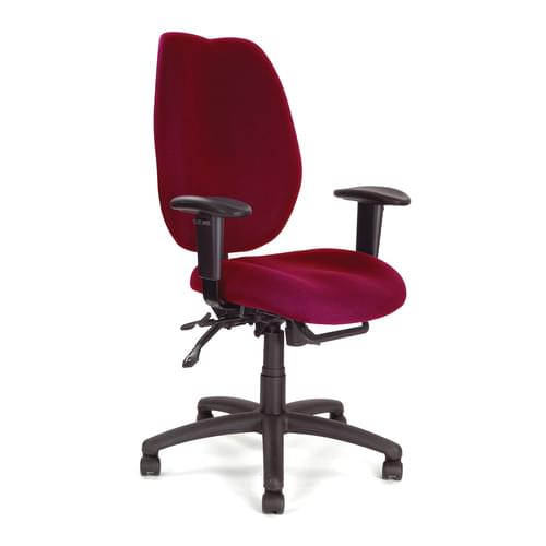 Ergonomic High Back 24 Hour Multi-Functional Synchronous Operator Chair with Multi-Adjustable Arms