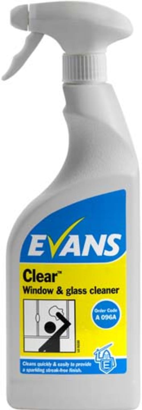 Evans Vanodine Window, Glass and Stainless Steel Cleaner 6 x 750 ml