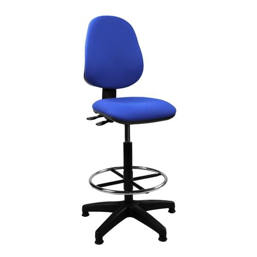 Medium Back Draughtsman Chair - Twin Lever