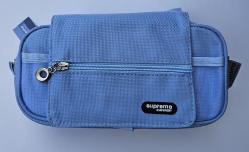 Supreme Triple Wrap Blue Pencil Case