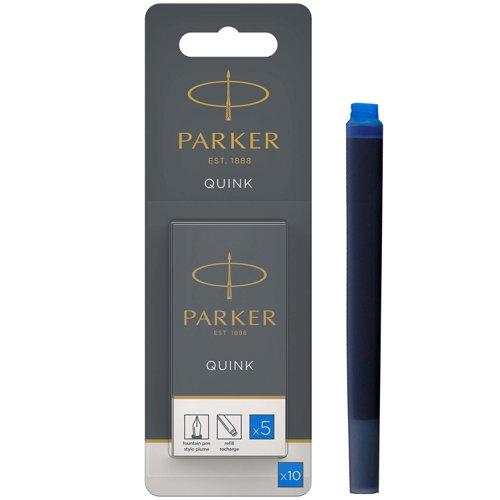 Parker Quink Ink Cartridge Blue - Washable