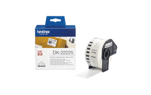 Brother DK-22225 White Continuous Paper Tape 38mm