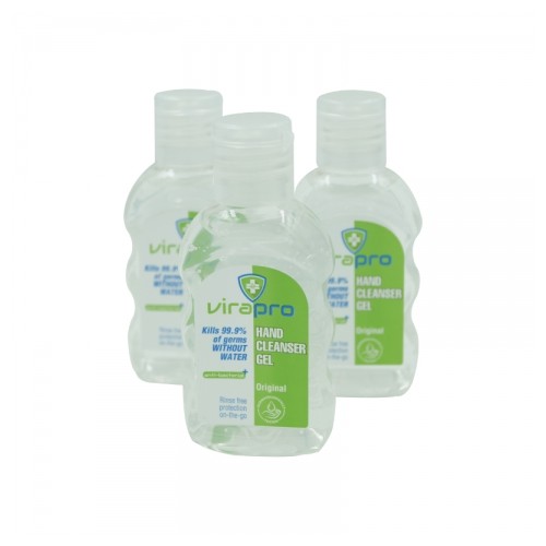 ViraPro 50ml Alcohol Gel Hand Sanitiser 70% Alc
