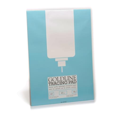 Goldline Popular Tracing Pad A2 Clear 63GSM