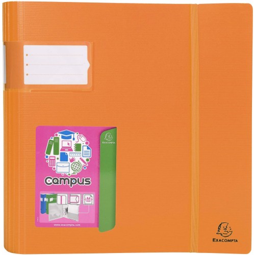 Lever arch file Campus Light PP 80mm spine A4+ Orange