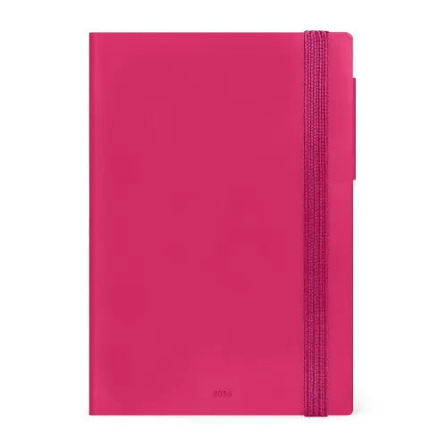 Legami Daily Diary - Raspberry Medium 2026