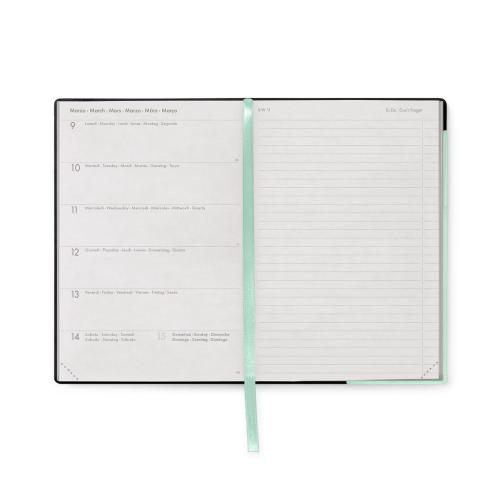 Legami Weekly Notes Diary Medium Pastel Mint -2026