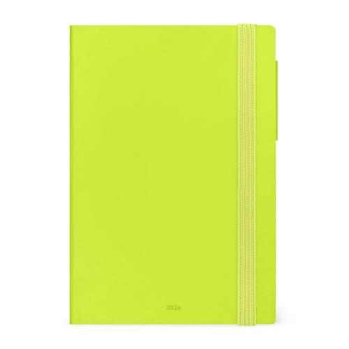 Legami Weekly Notes Diary Medium Chartreuse 2026