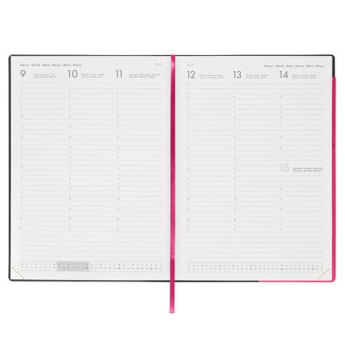 Legami Maxi / Quarto Weekly Diary Vertical - Raspberry 2026