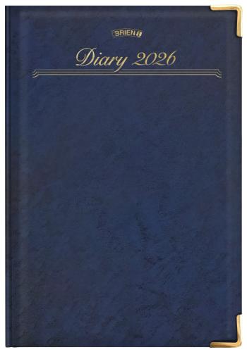 O'Briens Irish A4-1 Page Per Day- Executive 2026 - Assorted Cover Colours