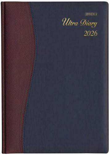 O'Briens A5 Ultra Deluxe Executive Day/Page Diary 2026