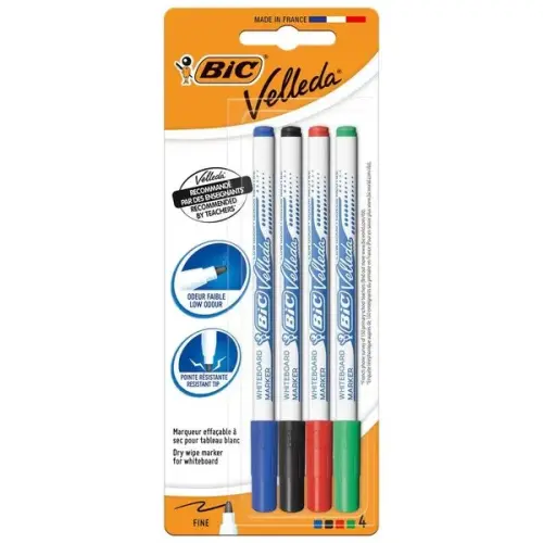 Bic Velleda 1721 Whiteboard Marker Fine Assorted