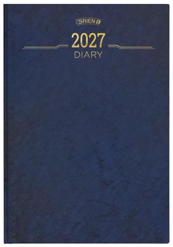 O'Briens Irish A5 Day per Page Diary Assorted Cover Colours 2027