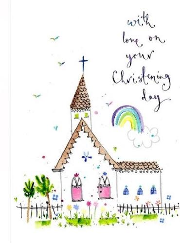 Louise Mulgrew Christening Card