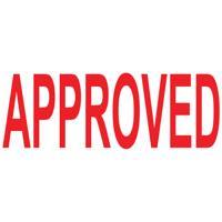 Colop 20 Rubber Stamp , Red Ink - APPROVED