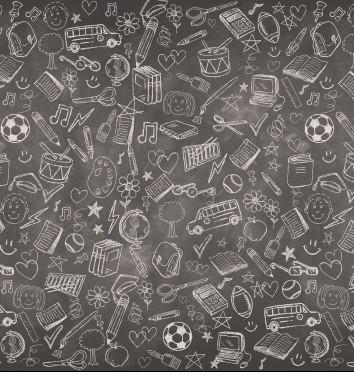 Fadeless Paper - School Doodles