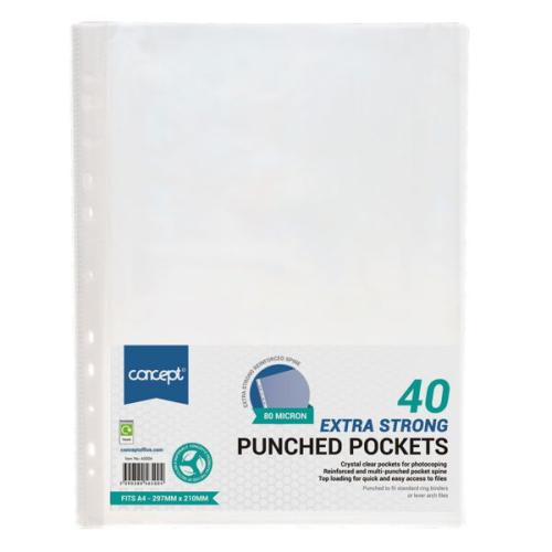 Premier Extra Strong Punched Pockets