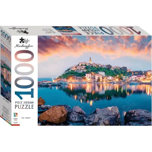 Mindbogglers 1000pc Jigsaw: Krk, Croatia