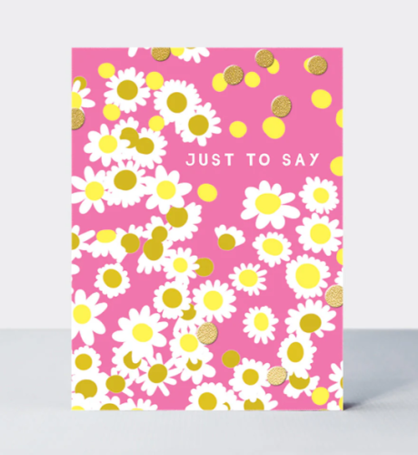 Rachel Ellen "Just to Say" Daisy Note Cards & Envelopes