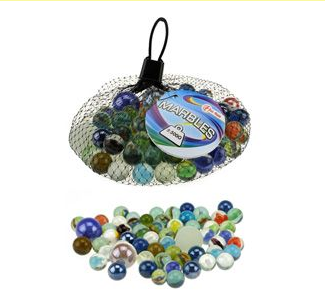 Toi-Toys Marbles in Net 500g
