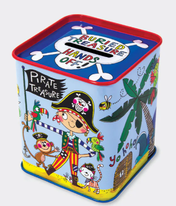 Rachel Ellen Money Box - Buried Treasure / Pirate
