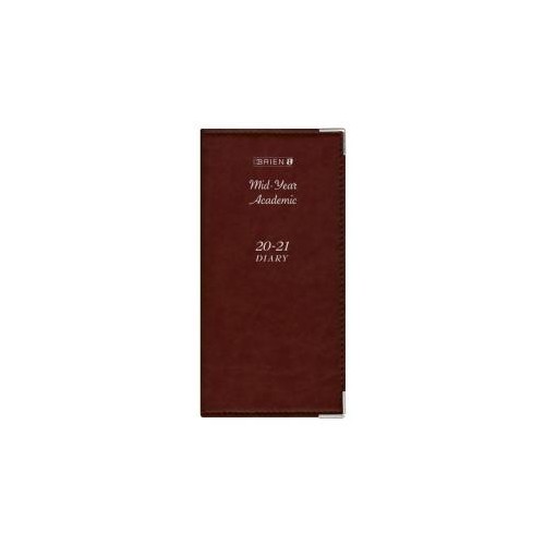 O'Briens Pocket Week to View - Deluxe - Wiro Bound Mid Year Diary 2020-21