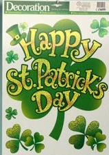 St. Patrick's Day Window/Decorative Stickers