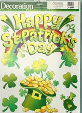 St. Patrick's Day Window/Decorative Stickers