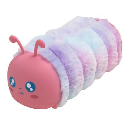 Excompta Pink Furry Caterpillar Pencil Case