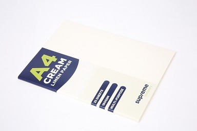 Reach 180gsm Cream Linen Card