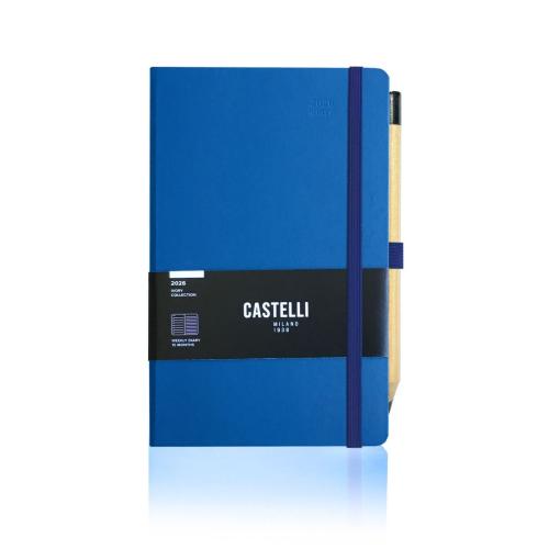Castelli Matra Medium Weekly Notes Diary China Blue 2026