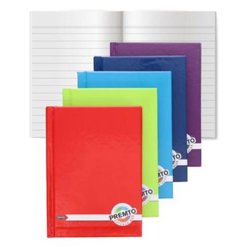 Premto A6 Hardbacked Notebook - Assorted Coloured Covers