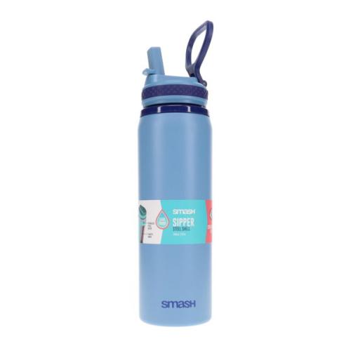 Smash 700ml Steel Shell Bottle - Steel Blue