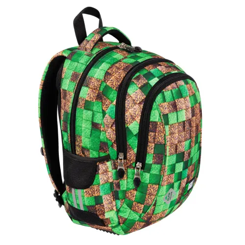 Minecraft Pixel Cube 17" Backpack