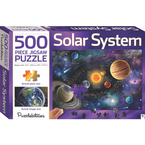 500 Piece Solar System Jigsaw Puzzle