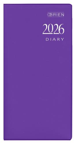 O'Briens Slim Month to View Pocket Diary 2026 - Assorted Cover Colours